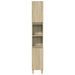 Set mobilier de baie, 3 piese, stejar sonoma, lemn prelucrat - WALTI WALTI