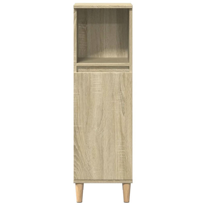 Set mobilier de baie, 3 piese, stejar sonoma, lemn prelucrat - WALTI WALTI