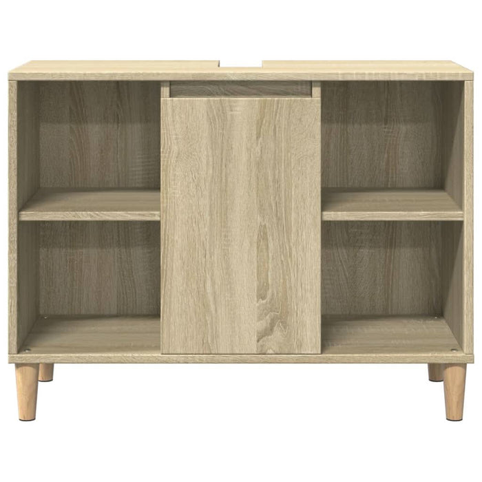 Set mobilier de baie, 3 piese, stejar sonoma, lemn prelucrat - WALTI WALTI