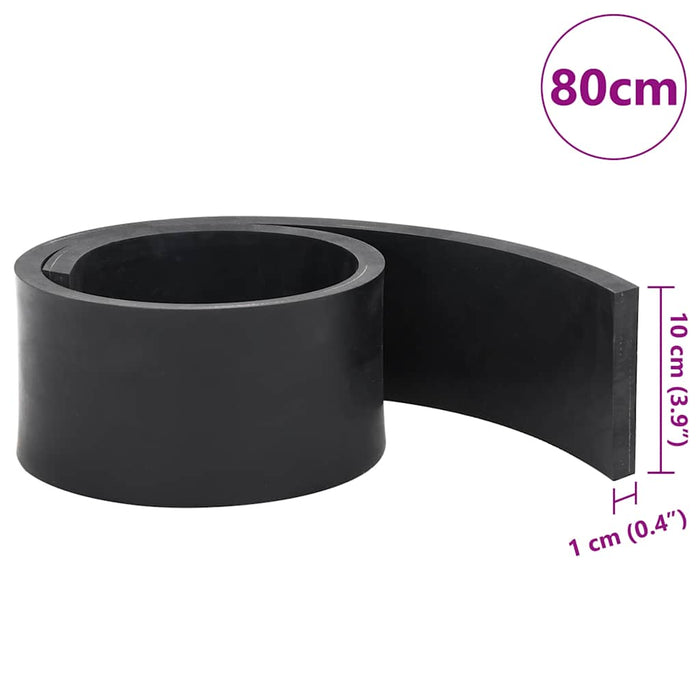 Margine de cauciuc pentru plug de zăpadă negru 80x10x1 cm - WALTI WALTI