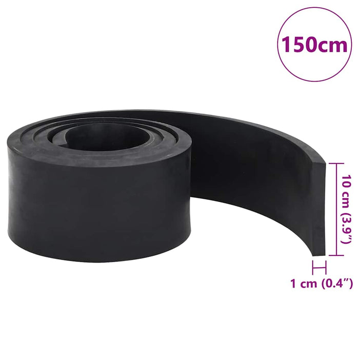 Margine de cauciuc pentru plug de zăpadă negru 150x10x1 cm - WALTI WALTI