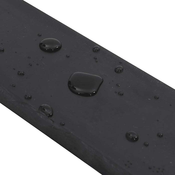 Margine de cauciuc pentru plug de zăpadă negru 180x10x2 cm WALTI