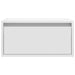 Noptiere montate pe perete cu lumini LED, 2 buc., alb - WALTI WALTI