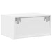 Noptiere montate pe perete cu lumini LED, 2 buc., alb - WALTI WALTI