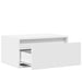 Noptiere montate pe perete cu lumini LED, 2 buc., alb - WALTI WALTI