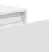 Noptiere montate pe perete cu lumini LED, 2 buc., alb - WALTI WALTI
