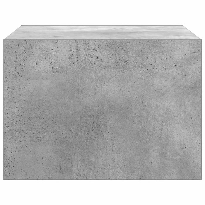 Noptieră montată pe perete cu lumini LED, gri beton WALTI