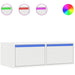 Dulap TV cu lumini LED alb 75x35,5x25 cm - WALTI WALTI