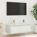 Dulap TV cu lumini LED alb 75x35,5x25 cm - WALTI WALTI