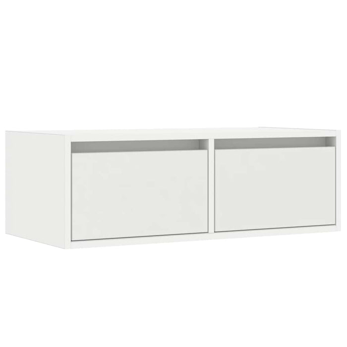 Dulap TV cu lumini LED alb 75x35,5x25 cm - WALTI WALTI