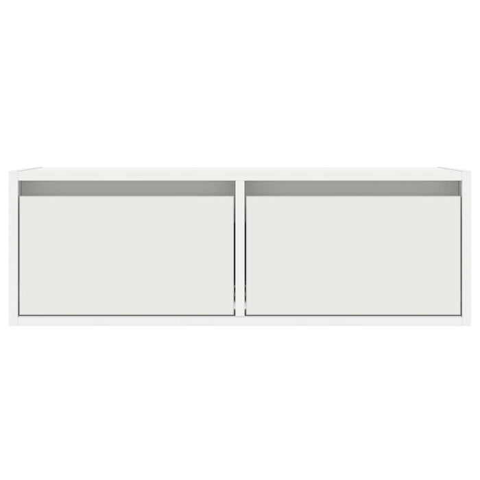 Dulap TV cu lumini LED alb 75x35,5x25 cm - WALTI WALTI