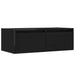 Dulap TV cu lumini LED Stejar negru 75x35,5x25 cm - WALTI WALTI