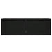 Dulap TV cu lumini LED Stejar negru 75x35,5x25 cm - WALTI WALTI