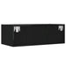 Dulap TV cu lumini LED Stejar negru 75x35,5x25 cm - WALTI WALTI
