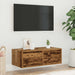 Comodă TV cu lumini LED, lemn vechi, 75x35,5x25 cm - WALTI WALTI