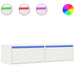 Dulap TV cu lumini LED alb 100X35,5x25 cm - WALTI WALTI