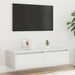 Dulap TV cu lumini LED alb 100X35,5x25 cm - WALTI WALTI
