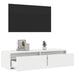 Dulap TV cu lumini LED alb 100X35,5x25 cm - WALTI WALTI