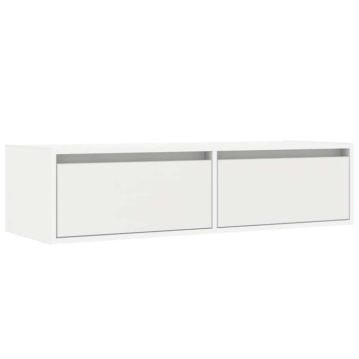 Dulap TV cu lumini LED alb 100X35,5x25 cm - WALTI WALTI