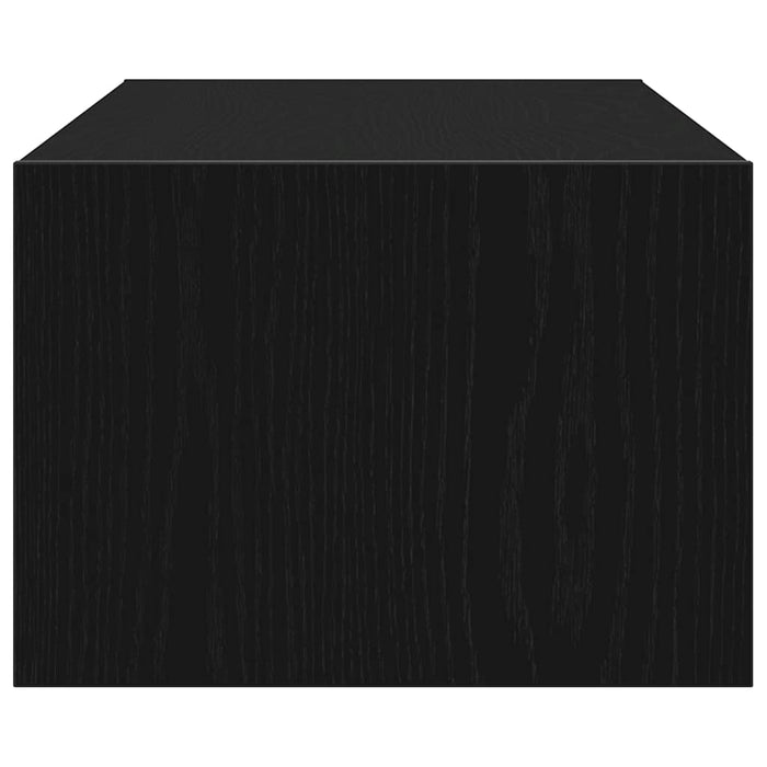 Dulap TV cu lumini LED Stejar negru 100X35,5x25 cm - WALTI WALTI