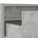 Comodă TV cu lumini LED, gri beton, 100X35,5x25 cm - WALTI WALTI