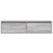 Comodă TV cu lumini LED, gri sonoma, 100X35,5x25 cm - WALTI WALTI