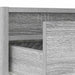 Comodă TV cu lumini LED, gri sonoma, 100X35,5x25 cm - WALTI WALTI