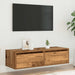 Comodă TV cu lumini LED, lemn vechi, 100X35,5x25 cm - WALTI WALTI