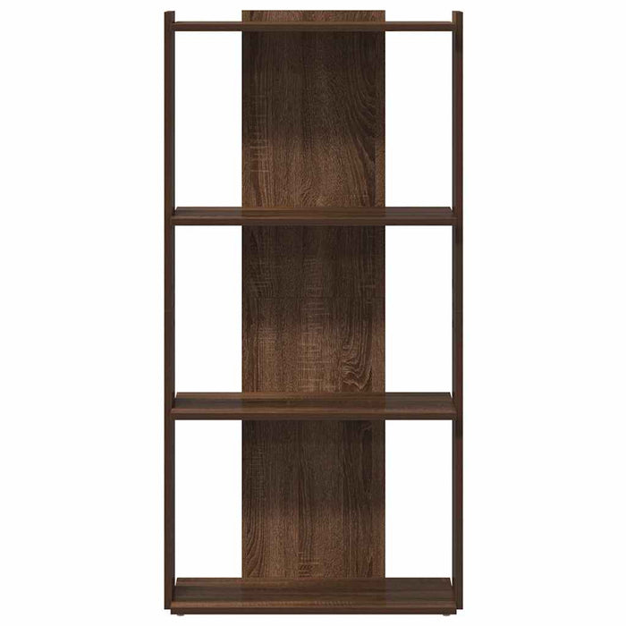 Bibliotecă 3 niveluri, stejar maro 60x30x120 cm, lemn prelucrat - WALTI WALTI