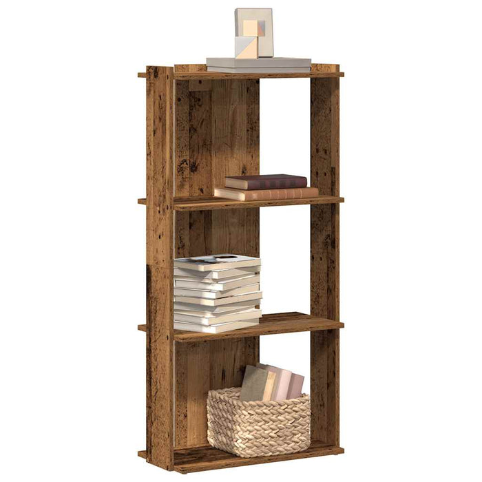 Bibliotecă cu 3 etaje din lemn vechi 60x30x120cm lemn prelucrat - WALTI WALTI