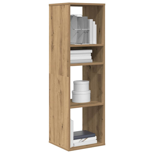Bibliotecă, stejar artizanal, 34x31x112 cm, lemn prelucrat - WALTI WALTI