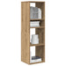 Bibliotecă, stejar artizanal, 34x31x112 cm, lemn prelucrat - WALTI WALTI