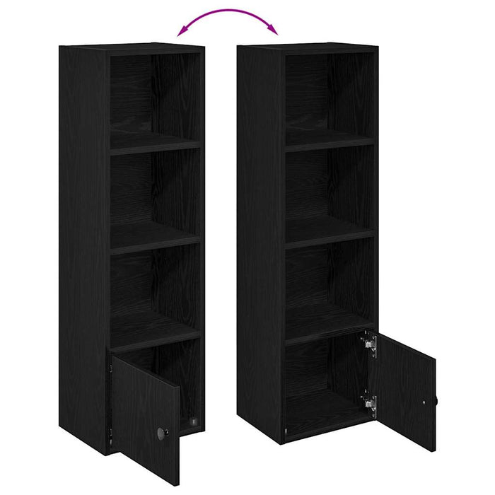 Bibliotecă Stejar negru 31x24x102 cm Lemn prelucrat - WALTI WALTI