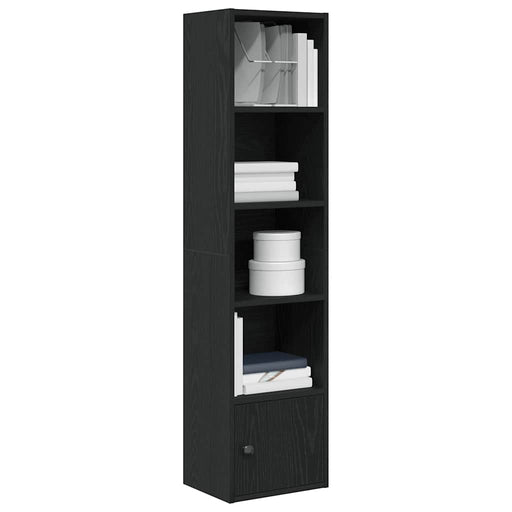 Bibliotecă Stejar negru 31x24x127 cm Lemn prelucrat - WALTI WALTI