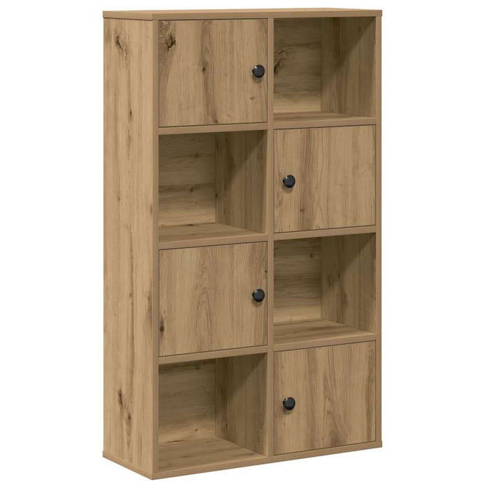 Bibliotecă, stejar artizanal, 60x24x101,5 cm, lemn prelucrat - WALTI WALTI