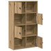 Bibliotecă, stejar artizanal, 60x24x101,5 cm, lemn prelucrat - WALTI WALTI