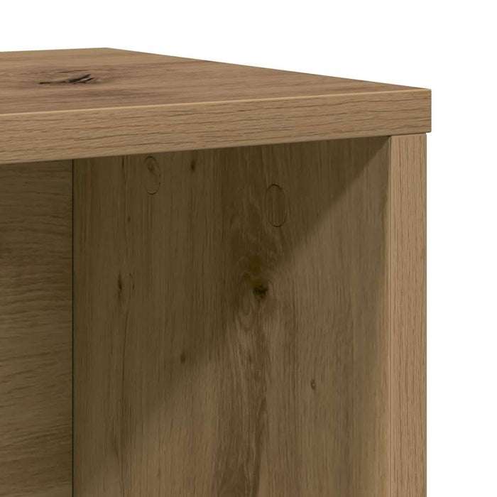 Bibliotecă, stejar artizanal, 60x24x101,5 cm, lemn prelucrat - WALTI WALTI