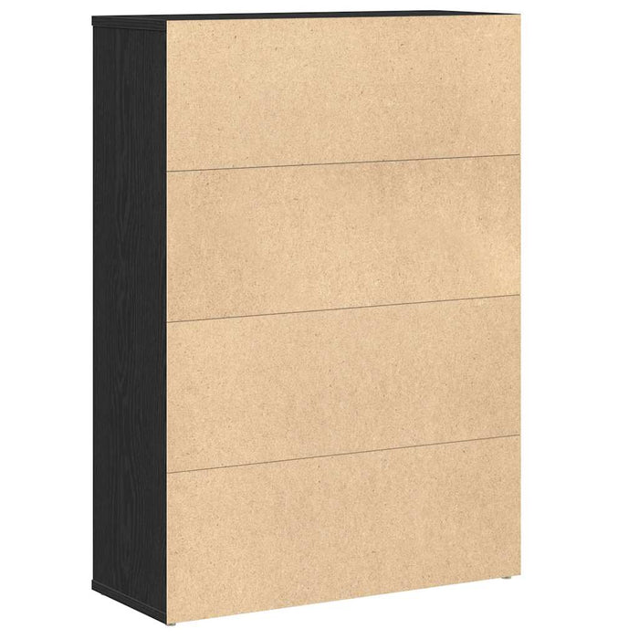 Bibliotecă Stejar negru 60x24x85 cm Lemn prelucrat - WALTI WALTI