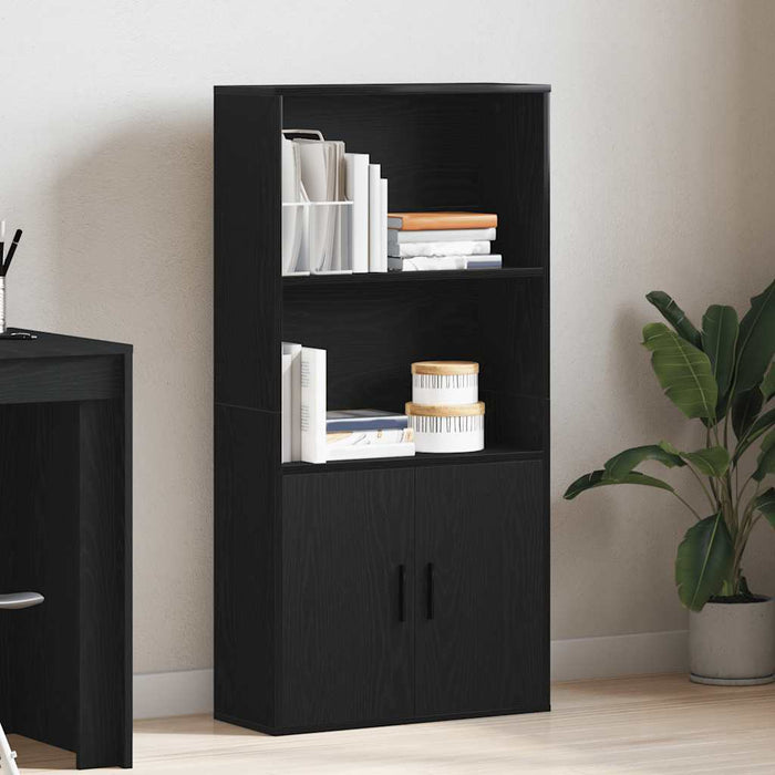 Bibliotecă Stejar negru 60x24x120 cm Lemn prelucrat - WALTI WALTI