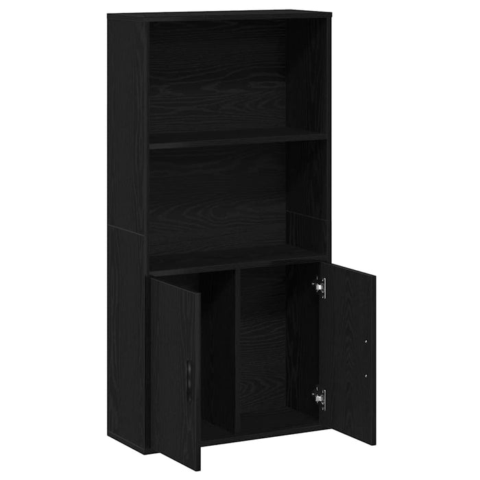 Bibliotecă Stejar negru 60x24x120 cm Lemn prelucrat - WALTI WALTI