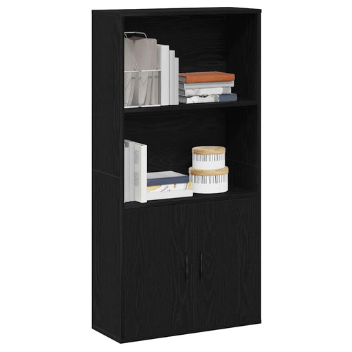 Bibliotecă Stejar negru 60x24x120 cm Lemn prelucrat - WALTI WALTI