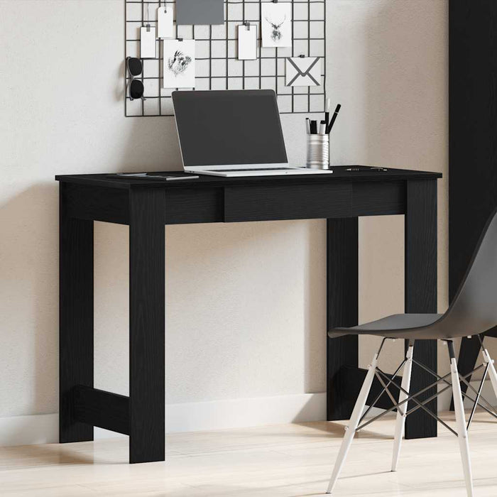 Birou, negru,100x45x75 cm, lemn prelucrat - WALTI WALTI