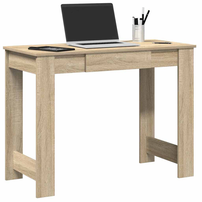 Birou, stejar sonoma,100x45x75 cm, lemn prelucrat - WALTI WALTI