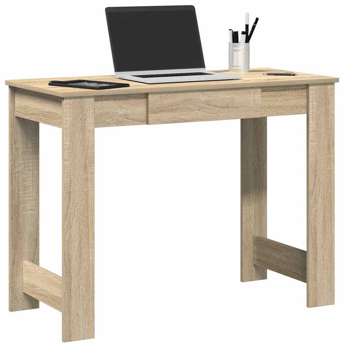 Birou, stejar sonoma,100x45x75 cm, lemn prelucrat - WALTI WALTI