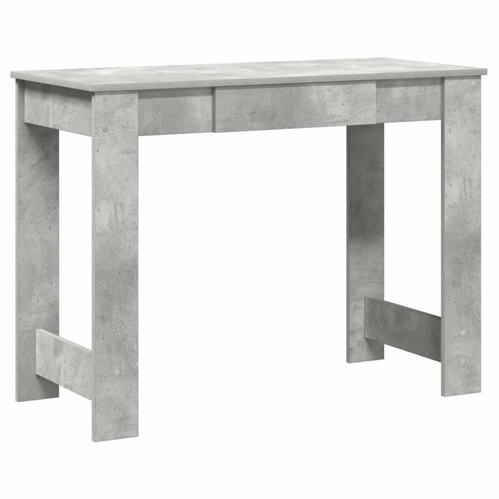 Birou, gri beton,100x45x75 cm, lemn compozit - WALTI WALTI