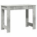 Birou, gri beton,100x45x75 cm, lemn compozit - WALTI WALTI