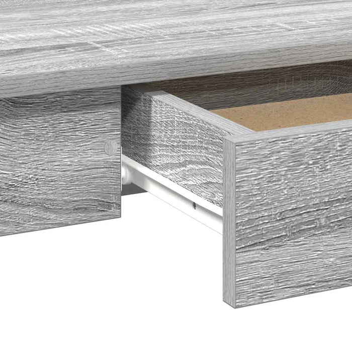 Birou Gri Sonoma 100x45x75 cm lemn prelucrat - WALTI WALTI