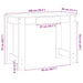 Birou Gri Sonoma 100x45x75 cm lemn prelucrat - WALTI WALTI