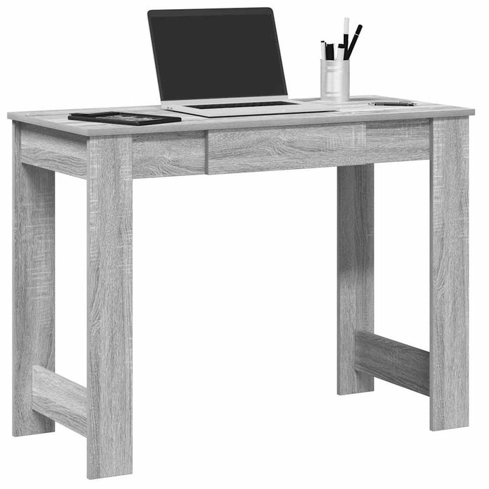 Birou Gri Sonoma 100x45x75 cm lemn prelucrat - WALTI WALTI