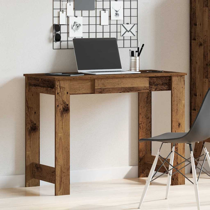 Birou din lemn vechi 100x45x75 cm din lemn prelucrat - WALTI WALTI
